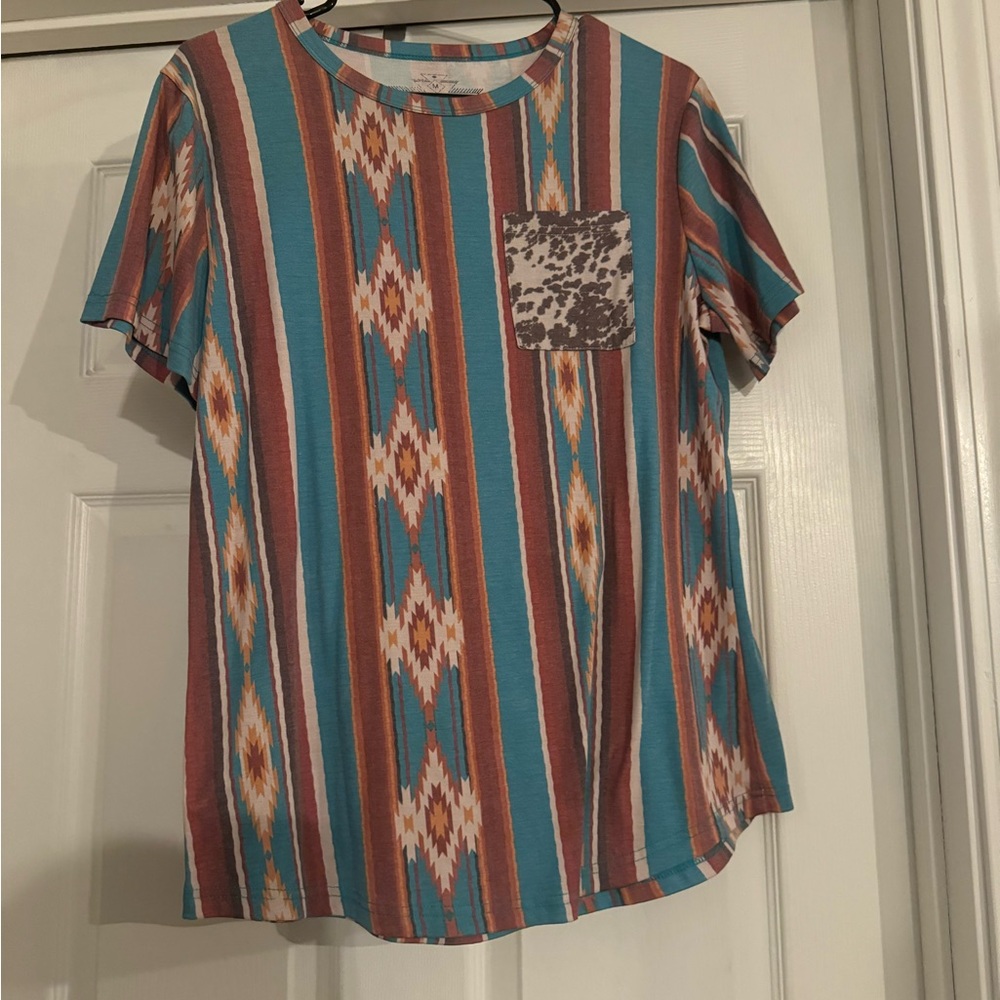 Aztec crazy train t shirt